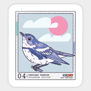 Cerulean Warbler Sticker